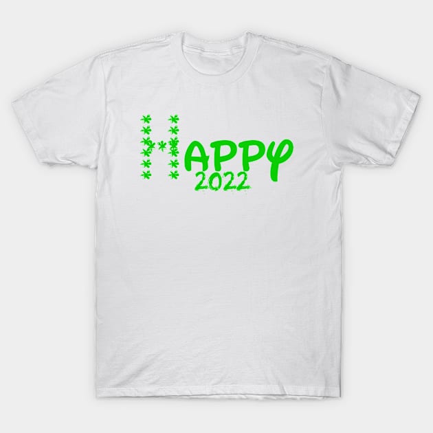 happy 2022 T-Shirt by sarahnash